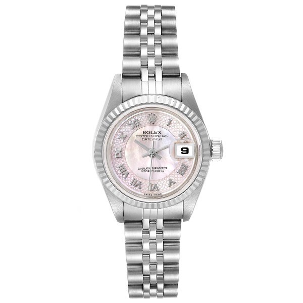 Rolex Datejust Decorated Mother of Pearl Dial Ladies Watch 79174