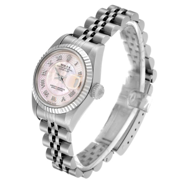 Rolex Datejust Decorated Mother of Pearl Dial Ladies Watch 79174