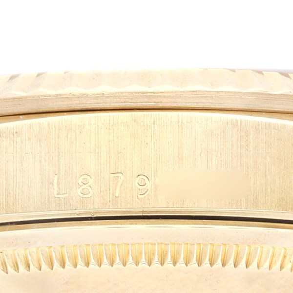 Rolex Day-Date President Yellow Gold String Diamond Emerald Mens Watch 18238