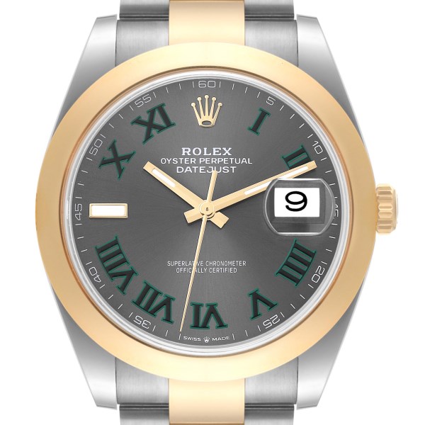 Rolex Datejust 41 Steel Yellow Gold Wimbledon Dial Mens Watch 126303 Box Card Rolex Datejust 41 Steel Yellow Gold Wimbledon Dial Mens Watch 126303 Box Card