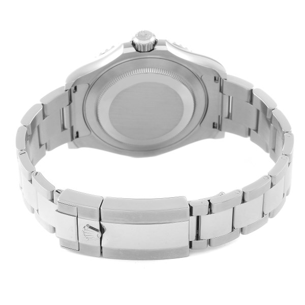 Rolex Yachtmaster Steel Platinum Bezel Rhodium Dial Mens Watch 126622 Box Card