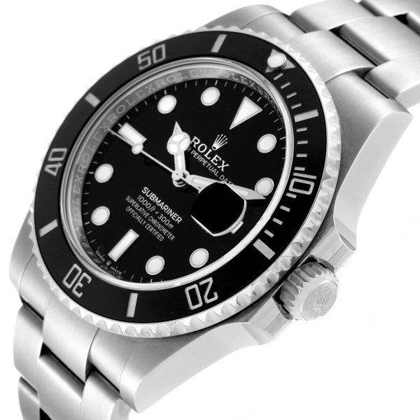 Rolex Submariner Black Dial Ceramic Bezel Steel Mens Watch 126610 Box Card