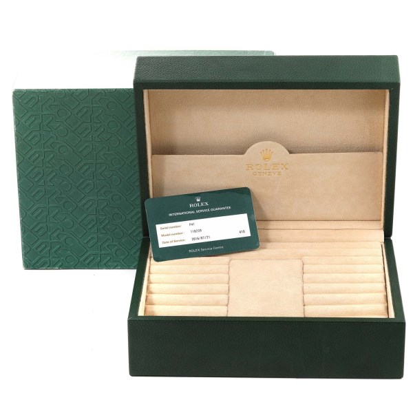 Rolex President Day-Date White Gold Diamond Dial Mens Watch 118239