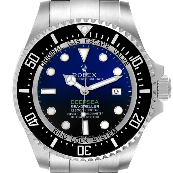 Rolex Seadweller Deepsea Cameron D-Blue Steel Mens Watch 116660 Box Card