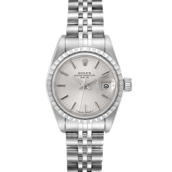 Rolex Date Silver Dial Jubilee Bracelet Steel Ladies Watch 69240