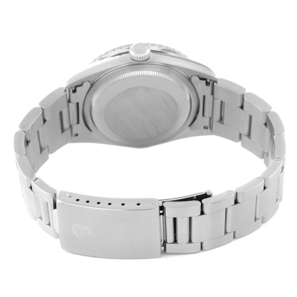 Rolex Datejust Turnograph Steel White Gold Mens Watch 16264 Box Papers