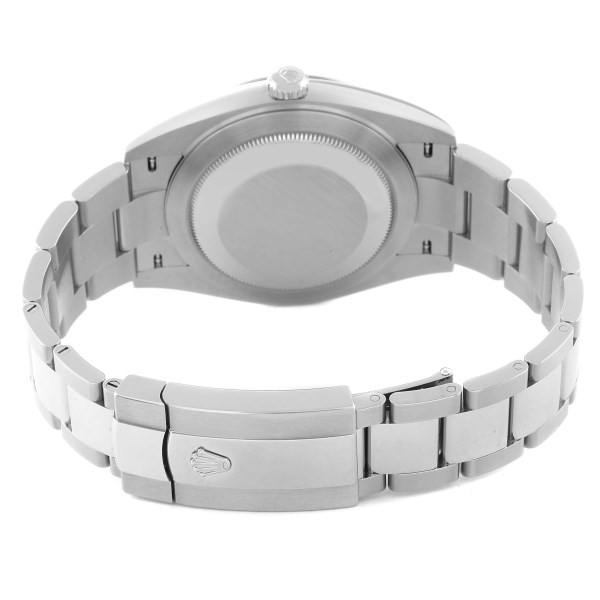 Rolex Datejust 41 Steel White Gold Wimbledon Dial Mens Watch 126334 Unworn