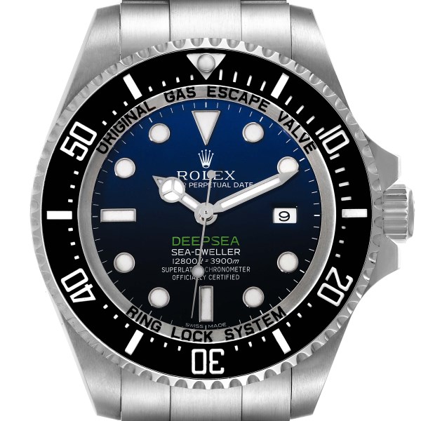 Rolex Seadweller Deepsea Cameron D-Blue Steel Mens Watch 116660 Box Card