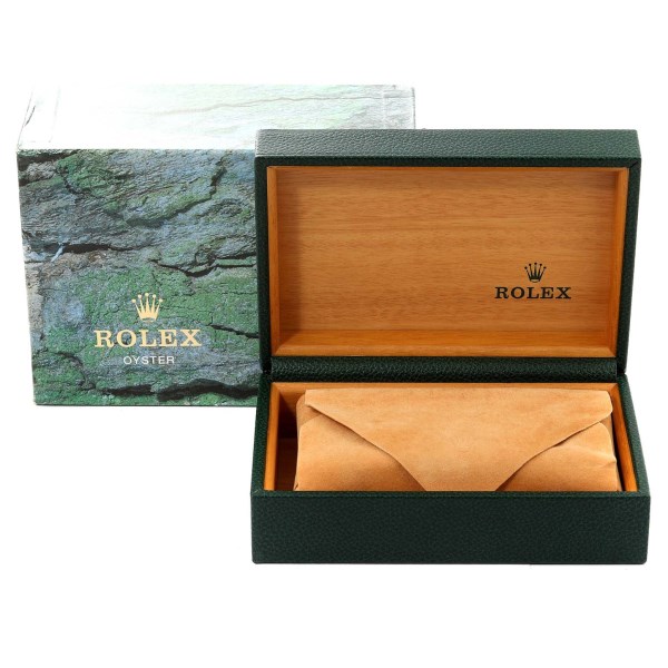 Rolex Air King 34 Salmon Dial Engine Turned Bezel Steel Mens Watch 14010