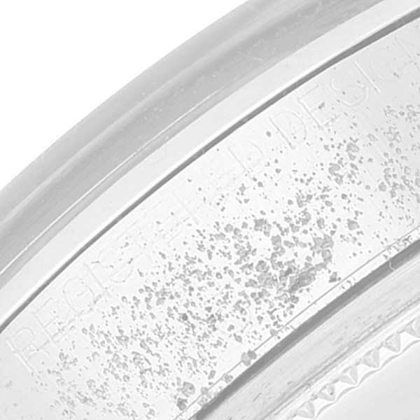 Rolex Date Grey Ghost Dial Smooth Bezel Steel Vintage Mens Watch 1500